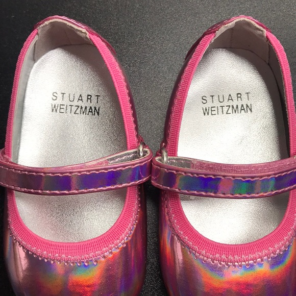 Stuart weitzman baby ballet flats NIB size 3 pink - Picture 5 of 8
